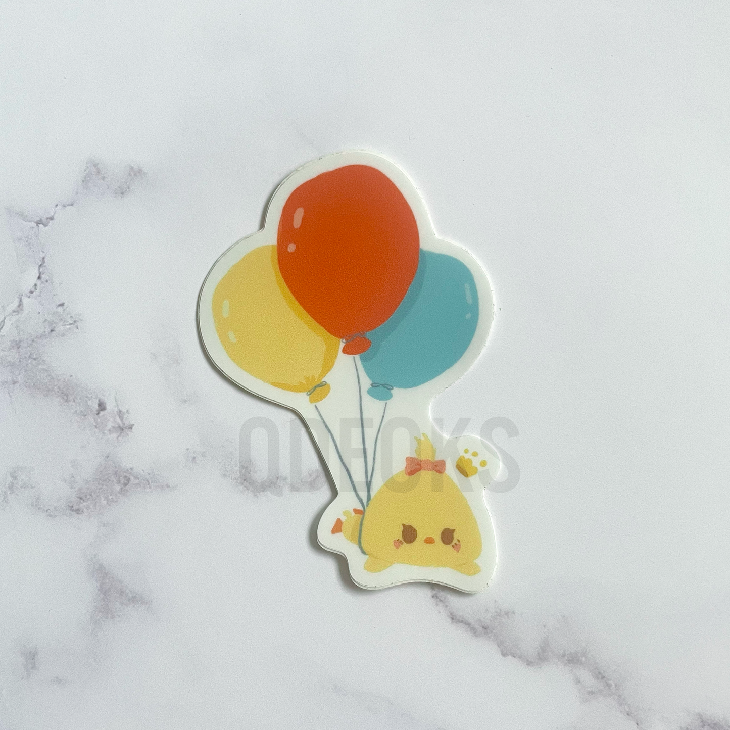 YOU CAN FLY Duck Balloon | Acrylic charm or Sticker