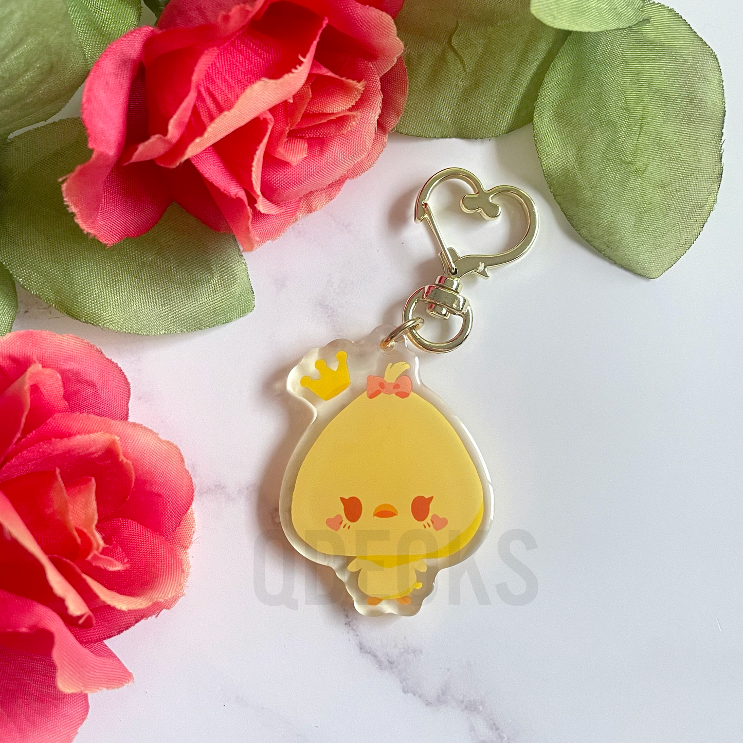 Green or Yellow Duck | Acrylic Charm or Sticker