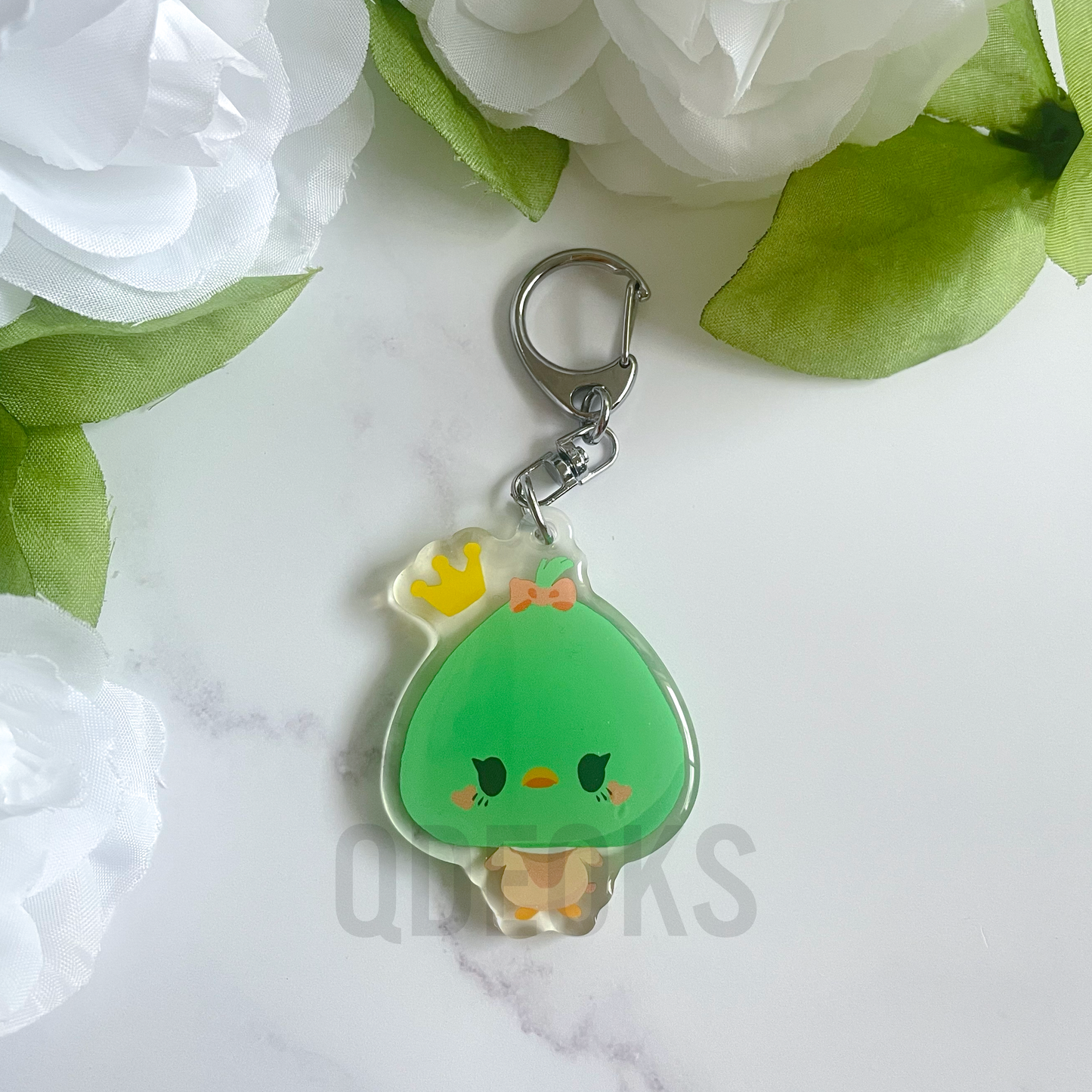 Green or Yellow Duck | Acrylic Charm or Sticker
