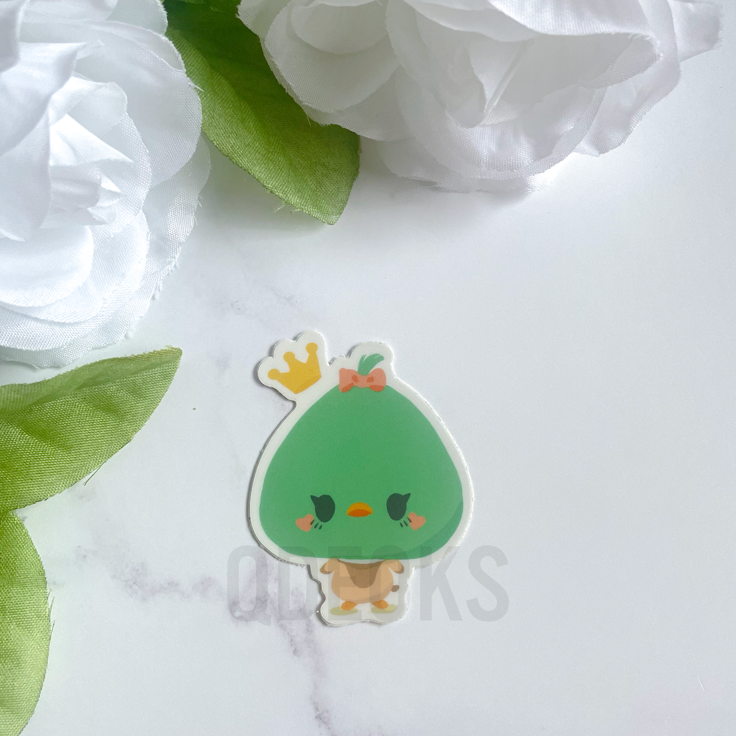 Green or Yellow Duck | Acrylic Charm or Sticker