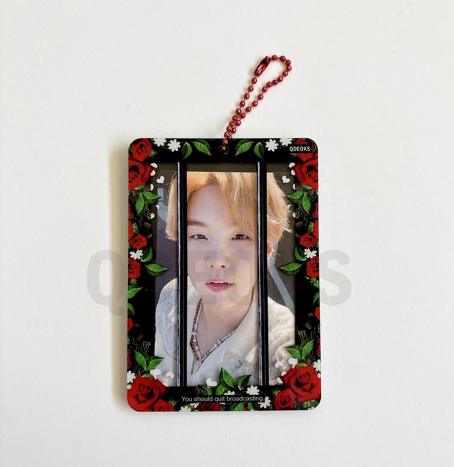 QDEOKS Jail Acrylic Photocard Holder