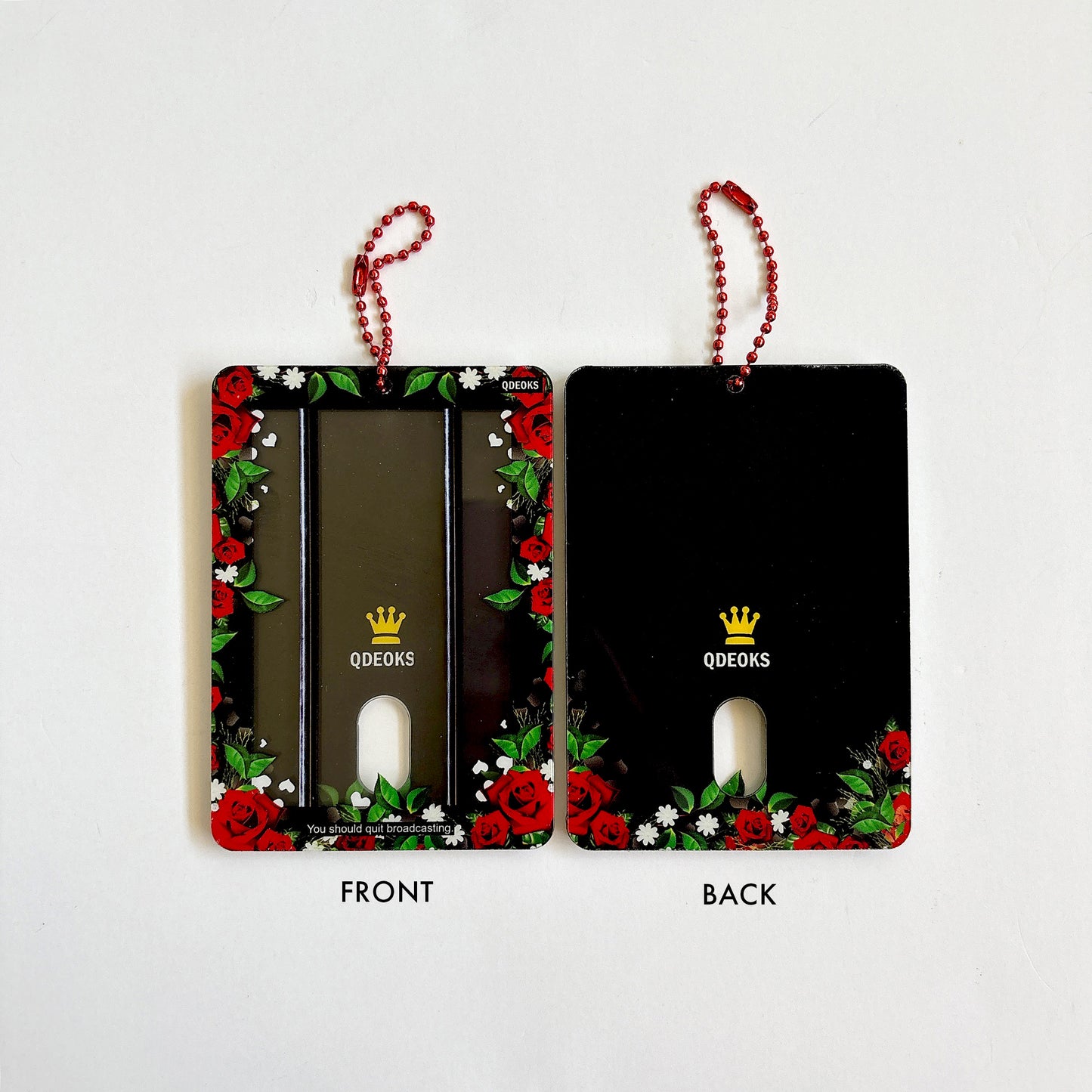 QDEOKS Jail Acrylic Photocard Holder