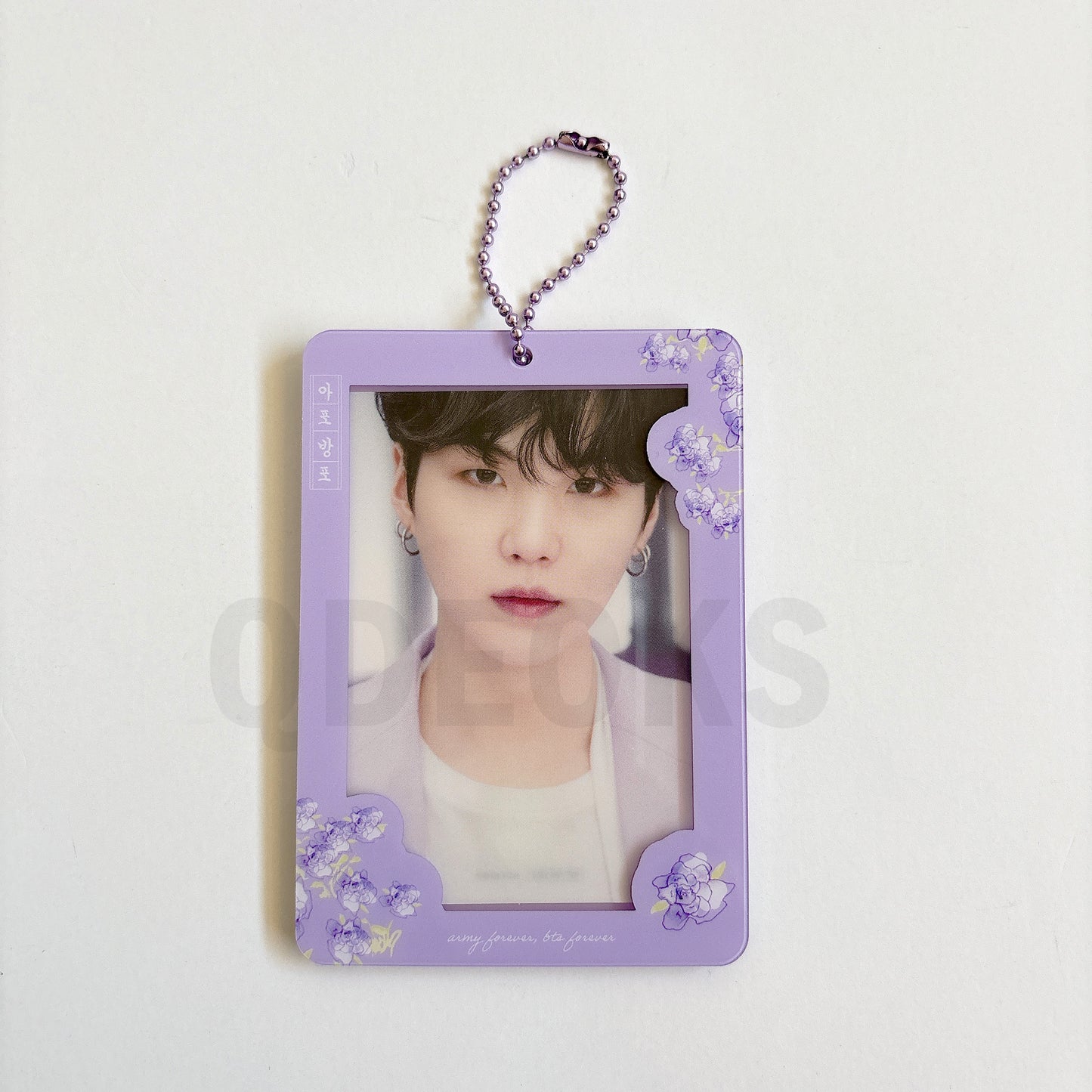 Army Forever, BTS Forever 아포방포 Acrylic Photocard Holder | Purple or White
