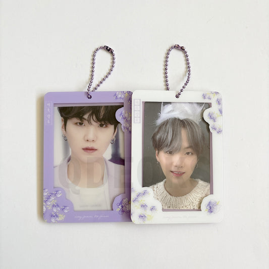 Army Forever, BTS Forever 아포방포 Acrylic Photocard Holder | Purple or White