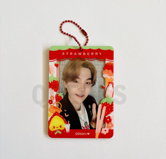 Strawberry Duck Acrylic Photocard Holder