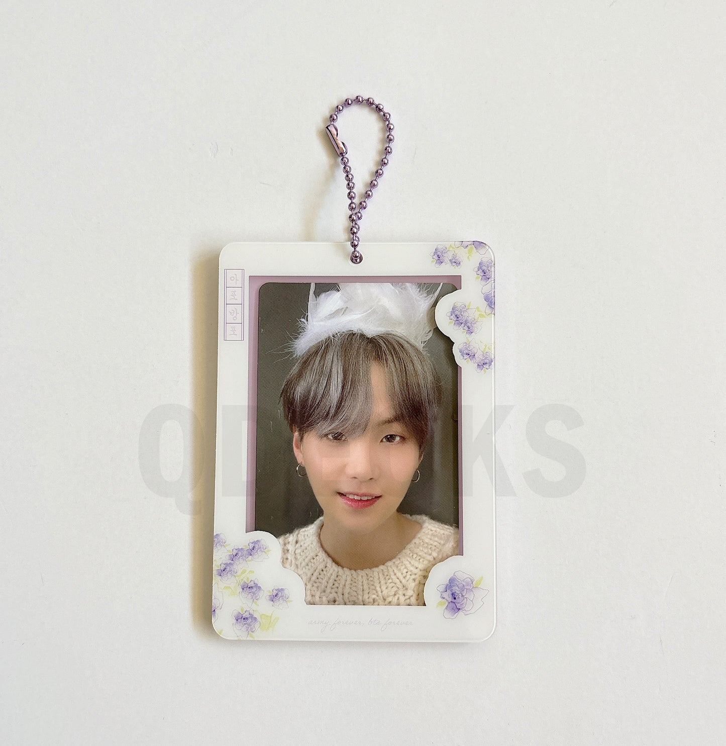Army Forever, BTS Forever 아포방포 Acrylic Photocard Holder | Purple or White